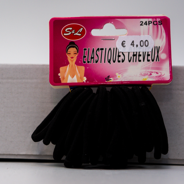 ELASTIQUES CHEVEUX NOIR