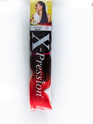 [1175103] X-PRESSION ULTRA BRAID COLOR : T1B/RED