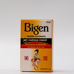 BIGEN POUDRE COLORANTE  CHATAIN FONCE COLOR : 48