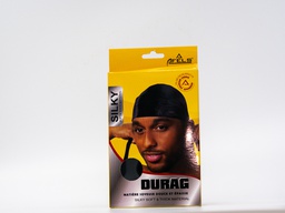 DURAG  SILKY NOIR,ROUGE ,CAP BLANC BONNET 636227048220
