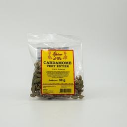 CARDAMOME VERTE  ENTIER EPICE D'OR