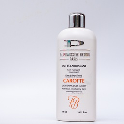 Pr.FRANCOISE BEDON lait éclaircissant soin hydrattante carotte     f